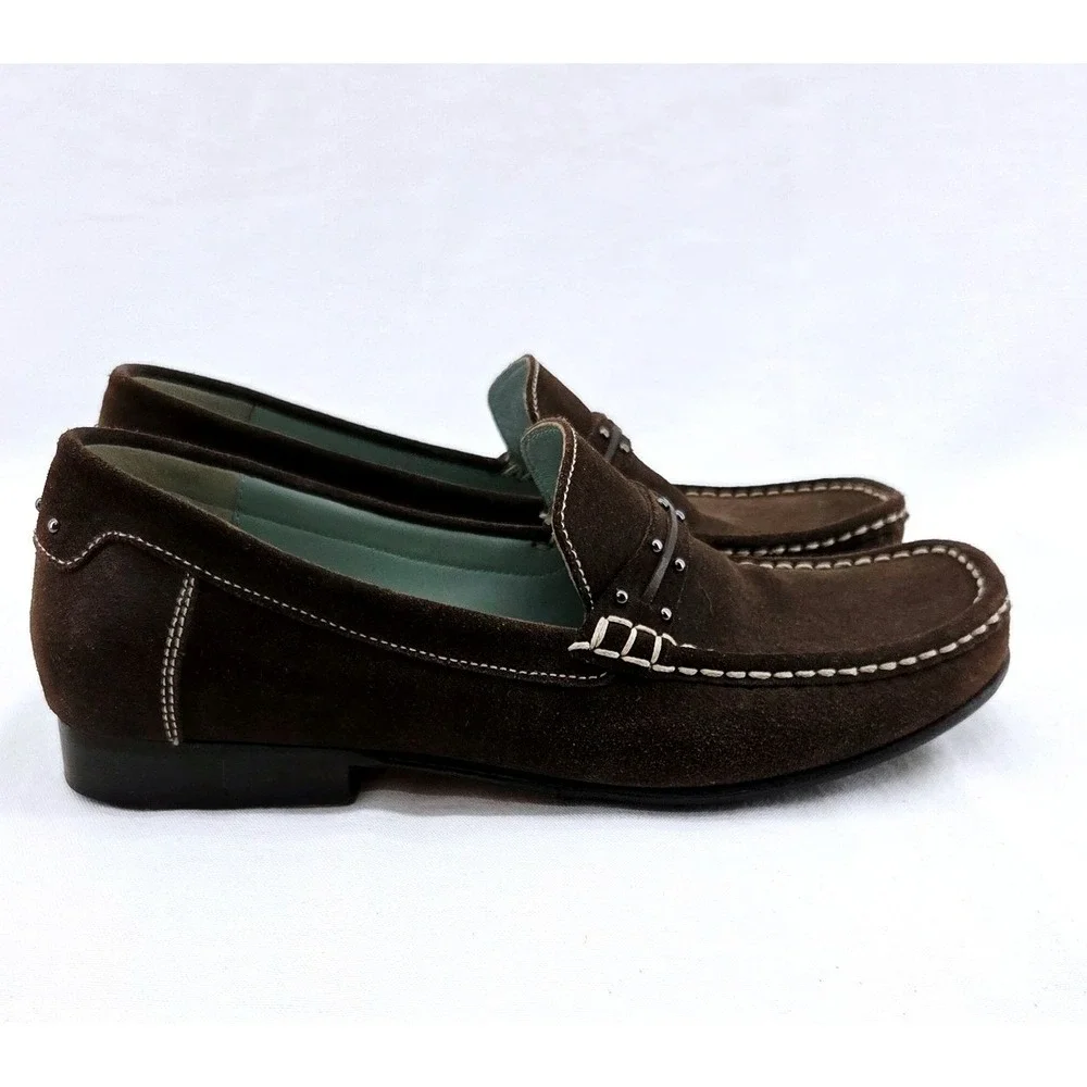 Cole Haan Dark Brown Slip On Loafers - Size 8